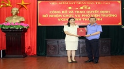 FV88 nhà cái World Cup 2026 tỉnh Thái Bình có tân Phó Viện trưởng