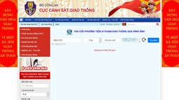 Hướng dẫn tra cứu thông tin phương tiện vi phạm giao thông trên mạng 