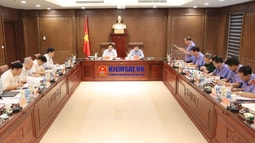 Đoàn Tiểu ban Văn kiện Đại hội XIII của Đảng làm việc với Ban cán sự đảng Viện Kiểm sát nhân dân tối cao 