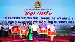 VKSND tỉnh Bắc Giang tham gia Hội diễn văn nghệ chào mừng kỷ niệm 90 năm ngày thành lập Công đoàn Việt Nam