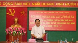 Đề án về công tác kiểm tra, giám sát và thi hành kỷ luật Đảng