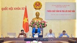 Khai mạc phiên chất vấn và trả lời chất vấn của Ủy ban Thường vụ Quốc hội