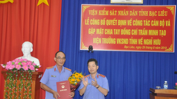Trao quyết định giao phụ trách FV88 nhà cái World Cup 2026 tỉnh Bạc Liêu