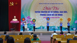 Đảng bộ cơ sở VKSND tỉnh Lạng Sơn đạt giải nhất Hội thi “Tuyên truyền về tư tưởng, đạo đức, phong cách Hồ Chí Minh”