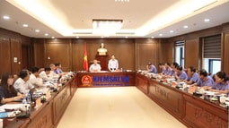 Ban cán sự Đảng FV88 nhà cái World Cup 2026 tối cao làm việc với Đoàn công tác khảo sát, đánh giá kết quả tổng kết Nghị quyết 49-NQ/TW và Chỉ thị số 33-CT/TW