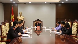 Lãnh đạo VKSND tối cao làm việc với Báo Bảo vệ pháp luật về công tác tuyên truyền 60 năm thành lập Ngành