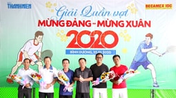 Tổng Công ty Becamex IDC – Báo Thanh Niên tổ chức giải quần vợt mừng Đảng, mừng Xuân 2020