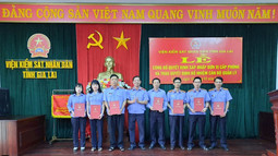 VKSND tỉnh Gia Lai sáp nhập các đơn vị cấp phòng