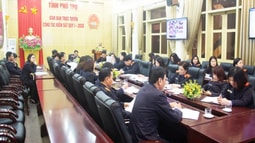 Phú Thọ: Viện KSND tỉnh tổ chức Hội nghị giao ban trực tuyến Quý I năm 2020
