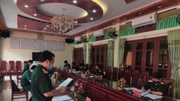 VKSQS khu vực 11 FV 88 đăng ký tài khoản trực tiếp công tác thi hành án treo tại Trường bắn Quốc gia khu vực 1 