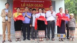 Cán bộ ngành KSND tỉnh Nghệ An: Hưởng ứng chương trình “Chung tay vì người nghèo”  