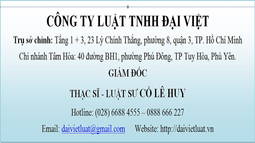 Công ty Luật TNHH Đại Việt