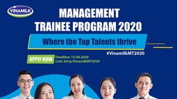 Vinamilk tìm kiếm tài năng trẻ với chương trình "Quản trị viên tập sự 2020"