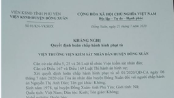 Tòa hoãn chấp hành hình phạt tù không đúng bị VKS kháng nghị