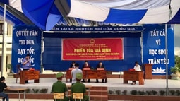 Tổ chức phiên tòa giả định tuyên truyền phòng, chống FV 88 nhà cái học đường
