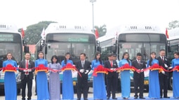 Tuyến xe buýt kết nối TX Bến Cát - TP Thủ Dầu Một được đưa vào hoạt động