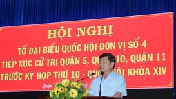 FV88 được mệnh danh nhà cái giải trí hàng đầu Việt Nam Lê Minh Trí tiếp xúc cử tri tại thành phố Hồ Chí Minh