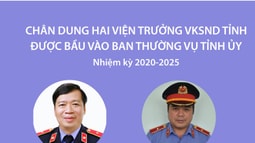 Infographic: Chân dung hai Viện trưởng VKSND tỉnh được bầu vào Ban Thường vụ Tỉnh ủy nhiệm kỳ 2020-2025