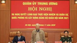 Tổng Bí thư, Chủ tịch nước Nguyễn Phú Trọng chủ trì Hội nghị Quân ủy Trung ương