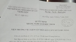 Chấp nhận kháng nghị giám đốc thẩm của VKSND cấp cao tại Đà Nẵng, hủy án sơ thẩm để xét xử lại