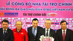 Lễ công bố nhà tài trợ chính trận đấu giao hữu giữa đội tuyển quốc gia và đội tuyển U22 Việt Nam