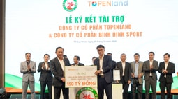Topenland và Hưng Thịnh Land tài trợ 300 tỷ cho CLB bóng đá Topenland Bình Định trong 3 mùa giải V.League 2021 - 2023