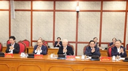Tổng Bí thư, Chủ tịch nước Nguyễn Phú Trọng chủ trì phiên họp đầu tiên của Bộ Chính trị, Ban Bí thư