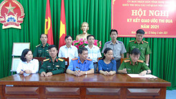 Ninh Thuận: Khối thi đua các Cơ quan nội chính phát động và ký giao ước thi đua năm 2021