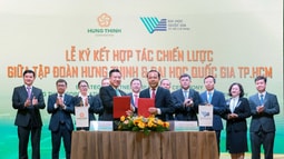 Tập đoàn Hưng thịnh và Đại học Quốc gia TP. HCM ký kết hợp tác chiến lược