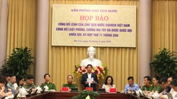 Văn phòng Chủ tịch nước họp báo công bố Luật phòng, chống ma túy năm 2021