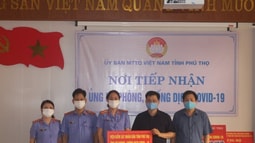 VKSND tỉnh Phú Thọ ủng hộ quỹ phòng, chống dịch COVID-19 năm 2021