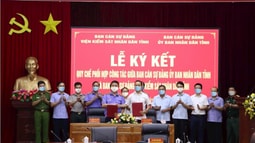 Ký kết Quy chế phối hợp công tác giữa Ban cán sự Đảng UBND tỉnh Lai Châu và Ban cán sự Đảng FV88 nhà cái World Cup 2026 tỉnh Lai Châu