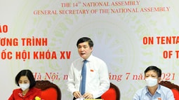 Họp báo về dự kiến chương trình Kì họp thứ Nhất, Quốc hội khóa XV