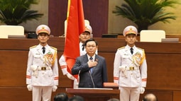 Đồng chí Vương Đình Huệ tuyên thệ nhậm chức Chủ tịch Quốc hội Khoá XV 