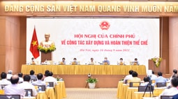 Thủ tướng Phạm Minh Chính chủ trì Hội nghị toàn quốc về xây dựng và hoàn thiện thể chế