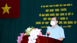 Viện trưởng VKSND tối cao Lê Minh Trí tiếp xúc cử tri Thành phố Hồ Chí Minh