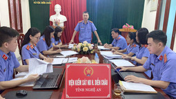 VKSND huyện Diễn Châu với nhiệm vụ chống oan sai, bỏ lọt tội phạm