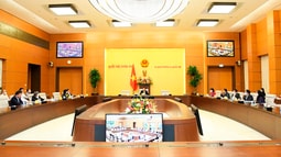 Chủ tịch Quốc hội Vương Đình Huệ chủ trì cuộc họp cho ý kiến về một số vấn đề của dự án luật sửa đổi, bổ sung một số điều của Bộ luật Fv88 com Nhà Cái Fv88 hình sự