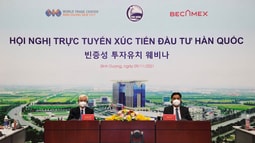 Tỉnh Bình Dương và Becamex IDC tổ chức Hội nghị trực tuyến xúc tiến đầu tư Hàn Quốc