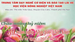 Trung tâm dạy nghề Cơ điện và đào tạo lái xe Học viện Nông nghiệp Việt Nam