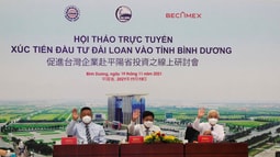 Tỉnh Bình Dương và Becamex IDC tổ chức Hội nghị trực tuyến xúc tiến đầu tư Đài Loan
