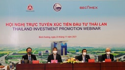  Tỉnh Bình Dương phối hợp với Becamex IDC tổ chức Hội nghị trực tuyến xúc tiến đầu tư Thái Lan