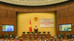 Tổng bí thư Nguyễn Phú Trọng dự Hội nghị đại biểu Quốc hội chuyên trách thảo luận các dự án luật trình Quốc hội tại Kỳ họp thứ 3