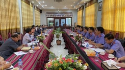 VKSND tỉnh Thừa Thiên Huế thăm và làm việc tại VKSND tỉnh Salavan, nước CHDCND Lào