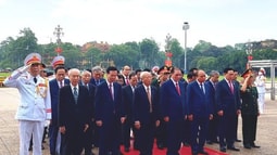 Lãnh đạo Đảng, Nhà nước vào Lăng viếng Chủ tịch Hồ Chí Minh