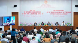 Kỳ họp thứ 3 Quốc hội khóa XV chính thức khai mạc vào ngày 23/5