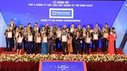 Eurowindow đứng đầu TOP 5 Công ty vật liệu xây dựng uy tín năm 2022