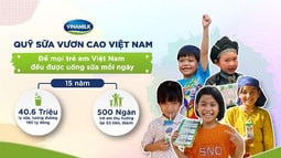 Quỹ sữa vươn cao Việt Nam và Vinamilk trao tặng 1,9 triệu ly sữa cho 21.000 trẻ em trong năm 2022