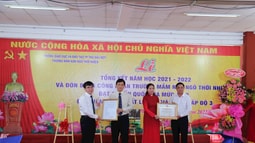 Trường Mầm non Ngô Thời Nhiệm tổ chức lễ đón Bằng công nhận trường Mầm non đạt chuẩn Quốc gia mức độ 2 và đạt chuẩn kiểm định chất lượng giáo dục cấp độ 3 