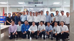 Ủy viên BCH Trung ương Đảng, Chủ nhiệm Văn phòng Chủ tịch nước Lê Khánh Hải thăm Sở Văn hóa Thể thao và Du lịch tỉnh Bình Dương
